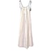 Corey Lynn Calter Cindy Striped Metallic Midi Dress With Tassels Size Medium NWT