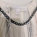 Corey Lynn Calter Cindy Striped Metallic Midi Dress With Tassels Size Medium NWT