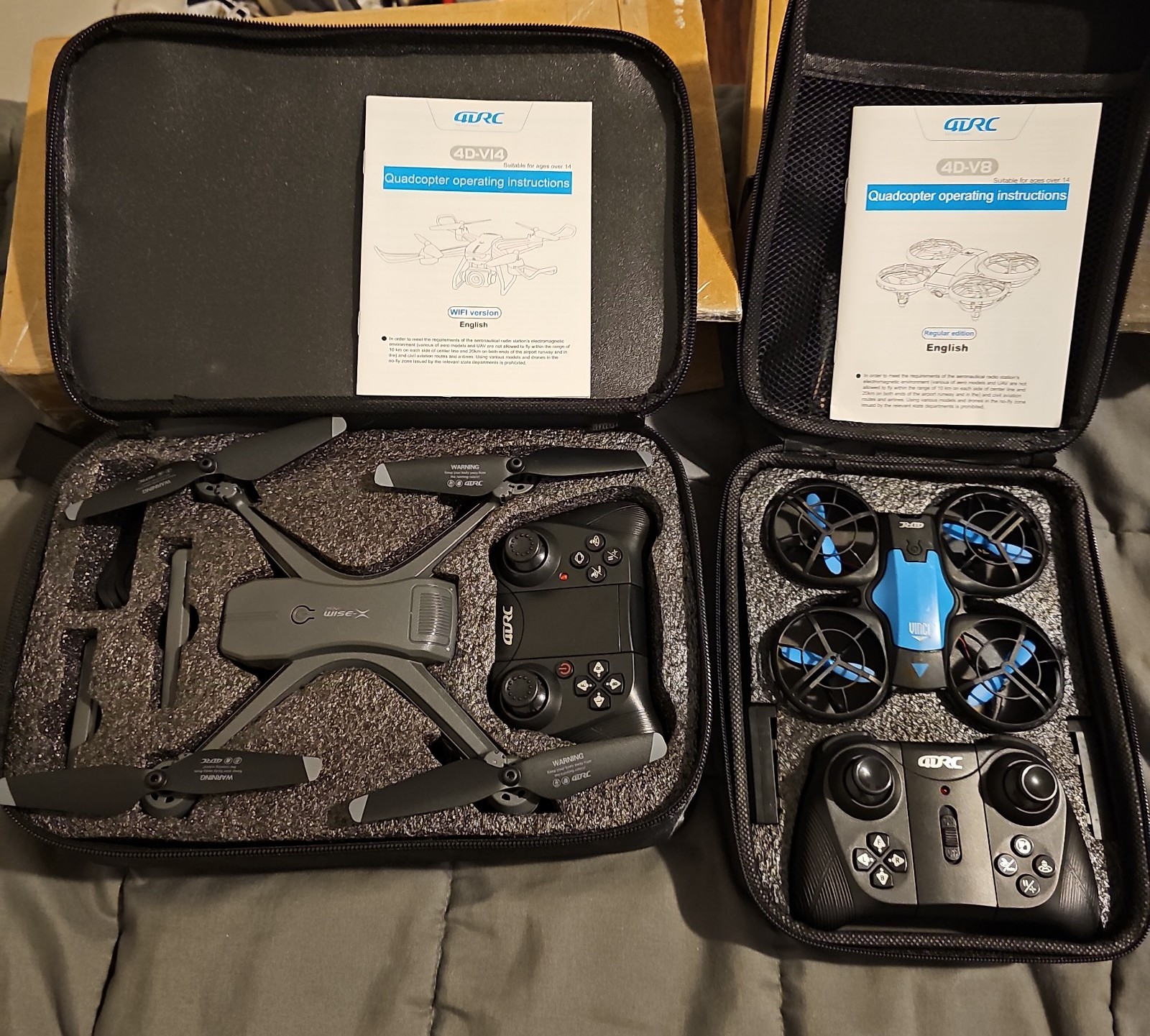 4DRC V-14 & V-8 Drones