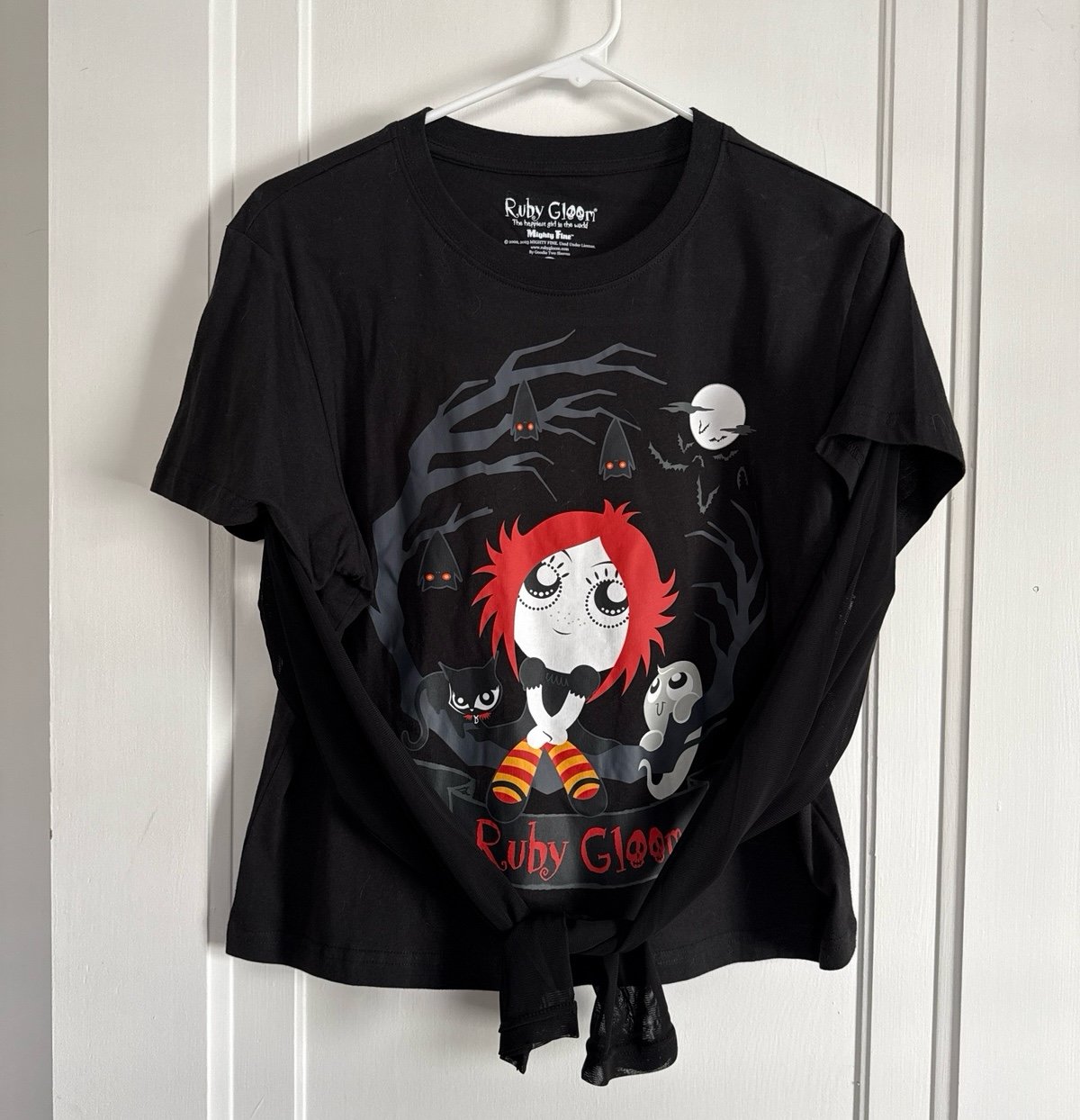 Ruby Gloom Built-in Mesh Long Sleeves Shirt - Size L
