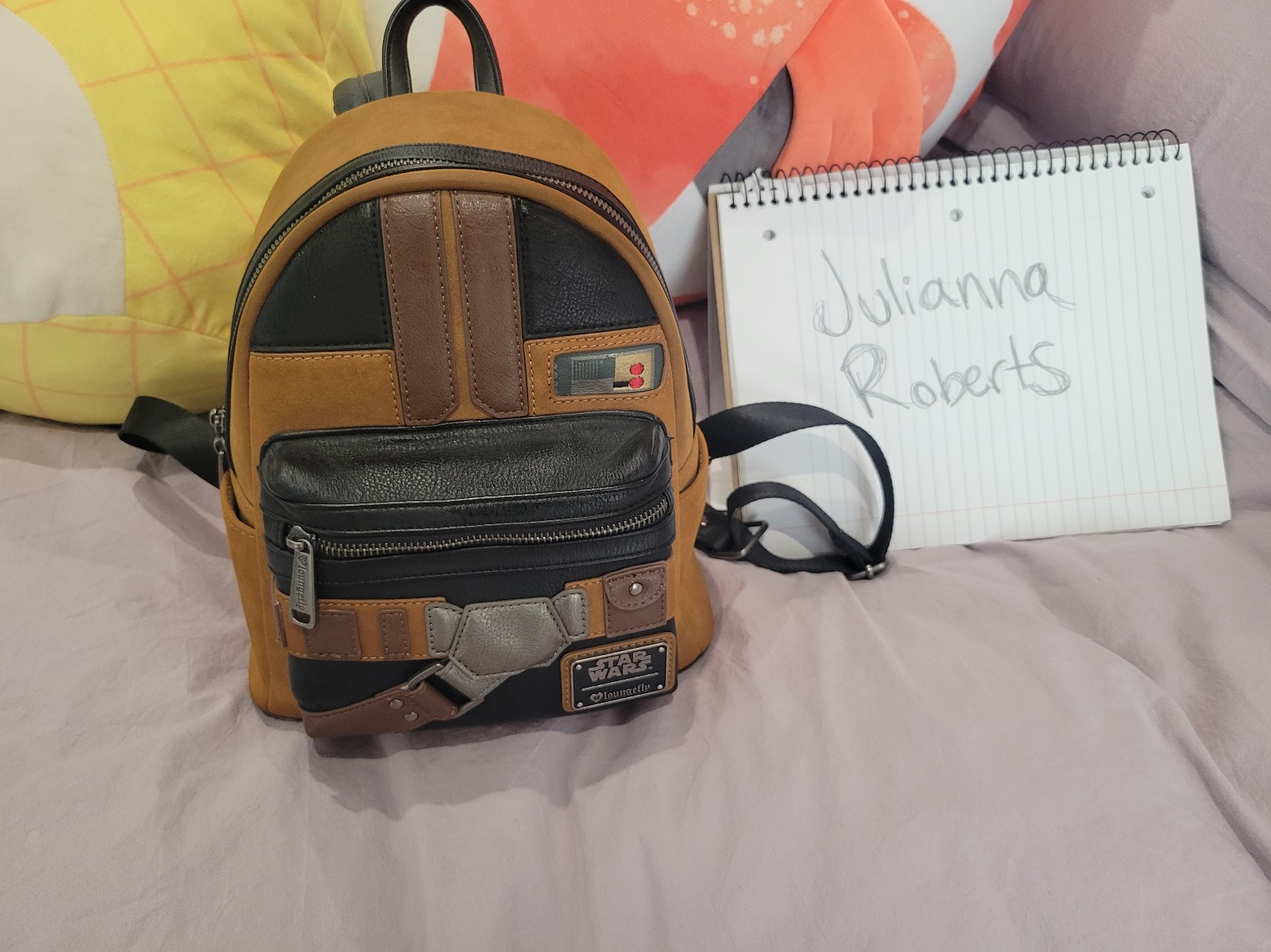 Loungefly Heart Logo Star Wars HTF Han Solo Cosplay Mini Backpack NWT*FREE SHIP