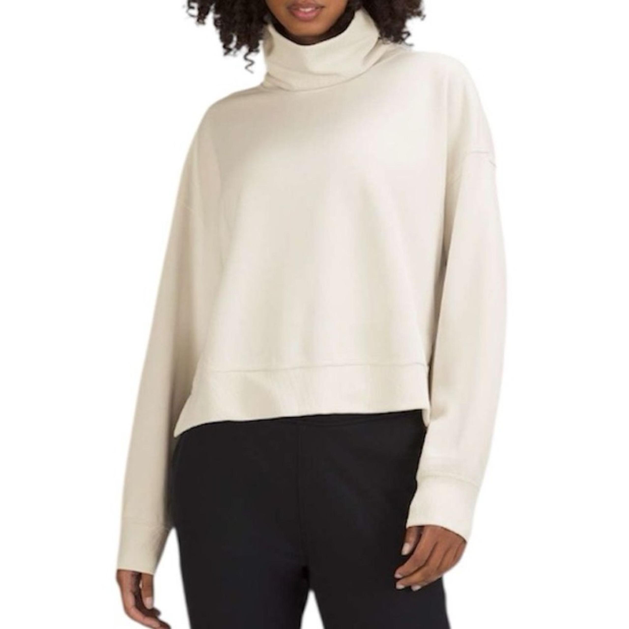 Lululemon Softstreme Turtleneck Pullover Long Sleeve White Opal W3GDVS Women’s 6