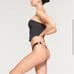 SKIMS BONDED LONG CORSET IN ONYX M New no