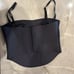 SKIMS BONDED LONG CORSET IN ONYX M New no