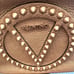 VALENTINO BY MARIO VALENTINO Mia Rock Dollaro Studded Leather Crossbody Bag