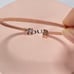 Steel and Rose Vermeil Silver Eklat Bracelet with Topaz TOUS Eklat bangle