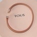 Steel and Rose Vermeil Silver Eklat Bracelet with Topaz TOUS Eklat bangle