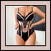 Black and Nude Lace and Mesh Teddy Size Large