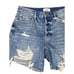 PISTOLA Womens Devin High Rise Mom Cut Off Lucca Distressed Size 28