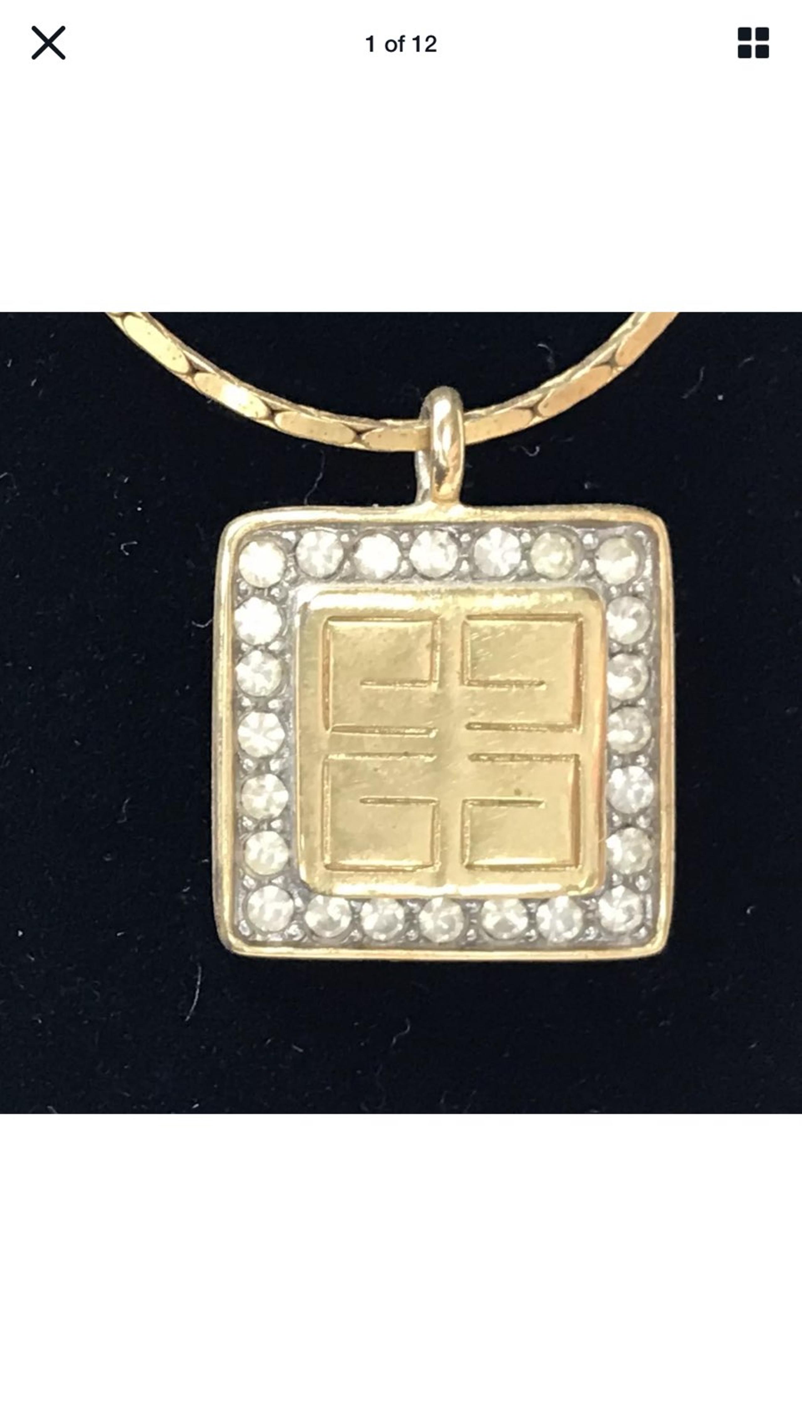 Givenchy Necklace Womens Chain Gold