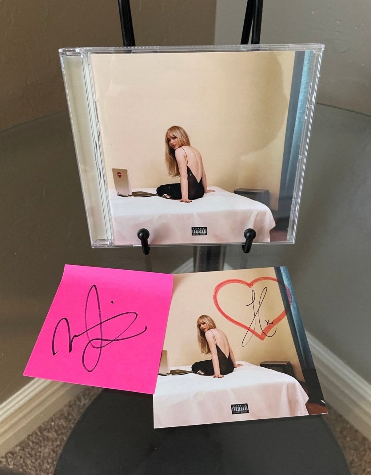Emails I can’t send signed cd !