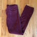 AG Purple Stevie Slim Straight Cords 29