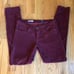 AG Purple Stevie Slim Straight Cords 29