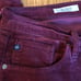 AG Purple Stevie Slim Straight Cords 29