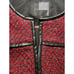 The Limited Red & Black Tweed jacket Size Medium With Black Trim Full Zip