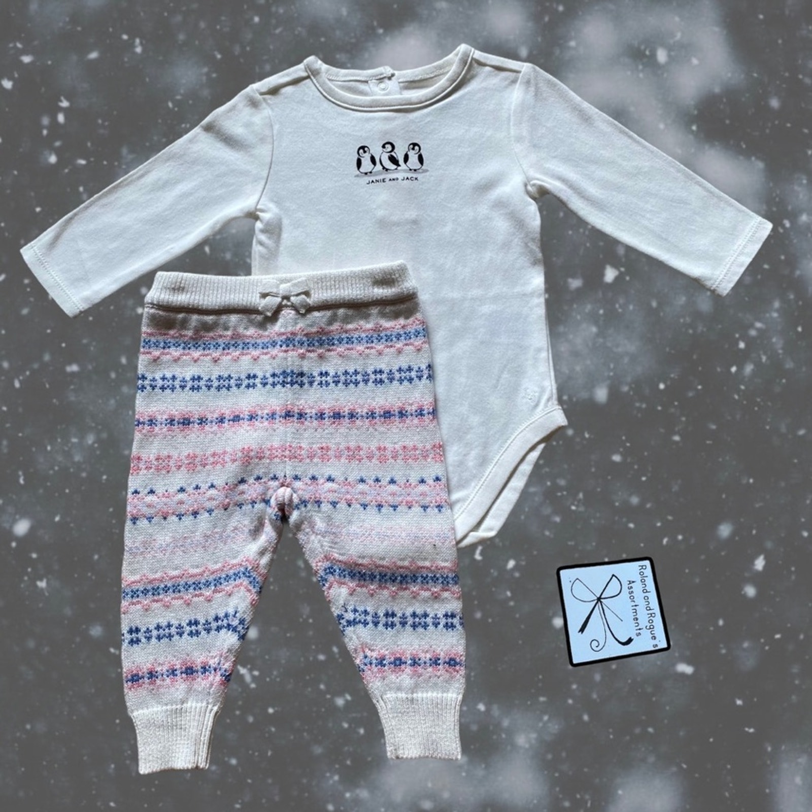 Janie and Jack 2-pc NWOT Outfit Baby Sz 3-6 months