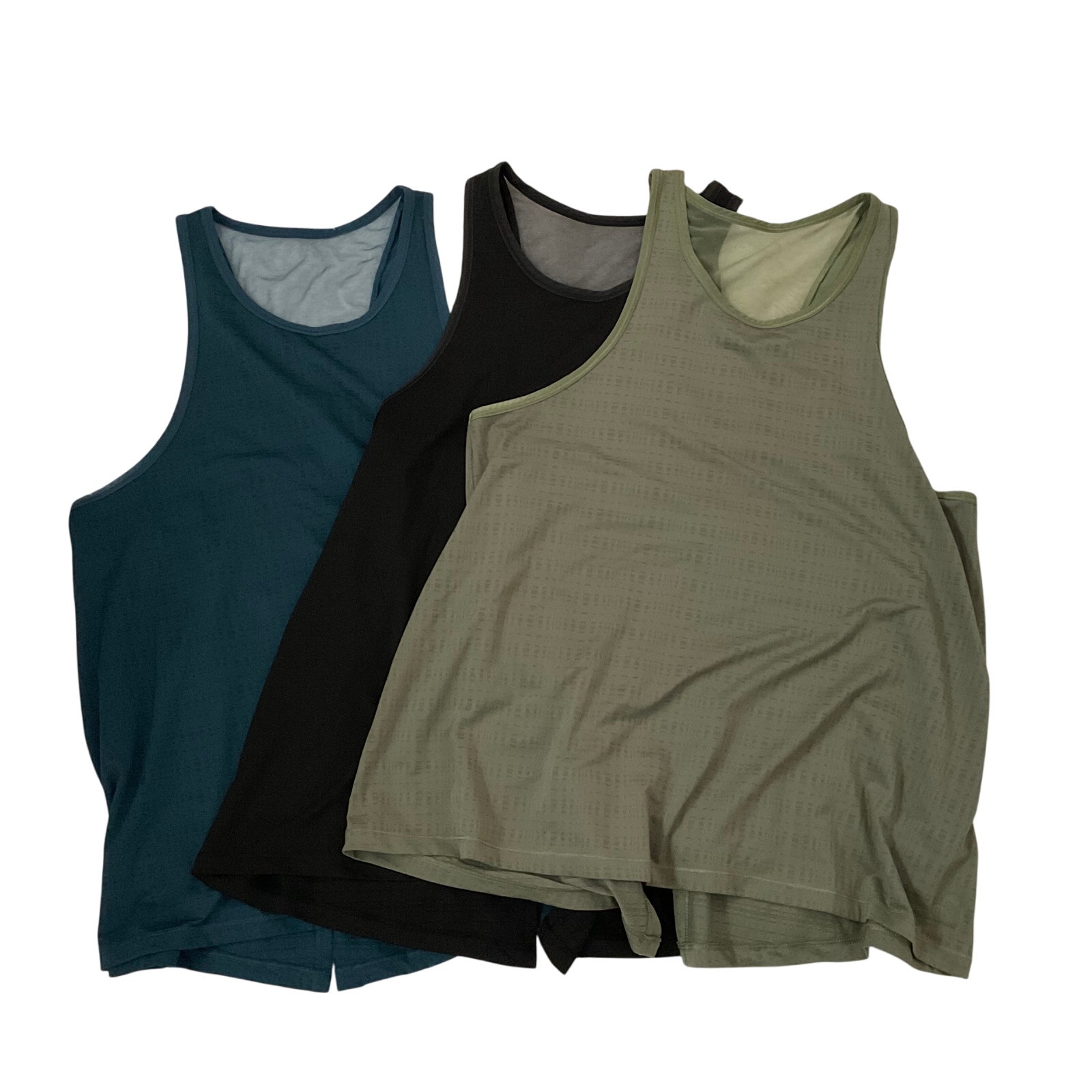 Bundle of 3 The North Face Slit Back Athletic Tank Tops - Size Medium