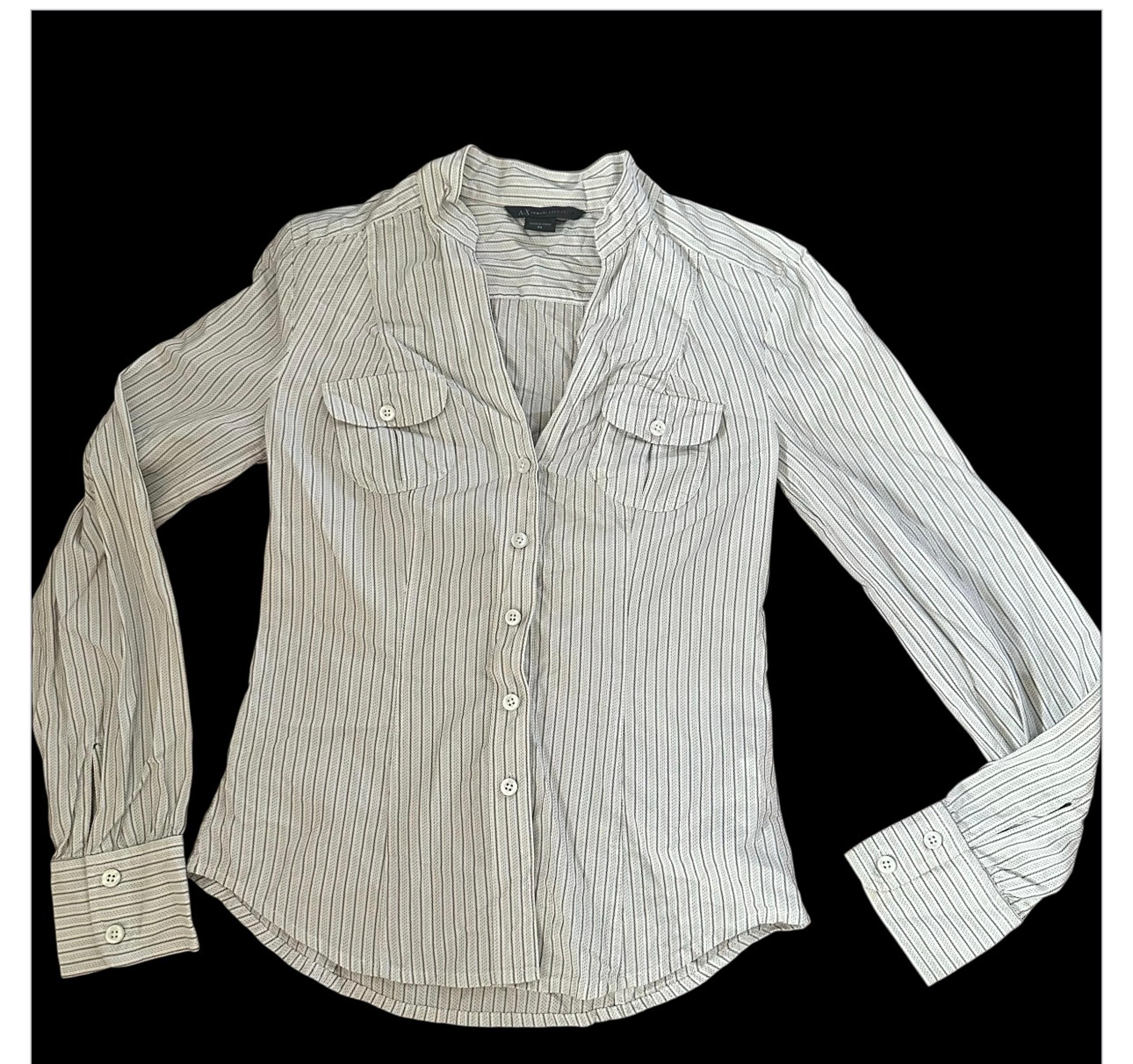 Armani Exchange Shirt Womens XS Button Down Top