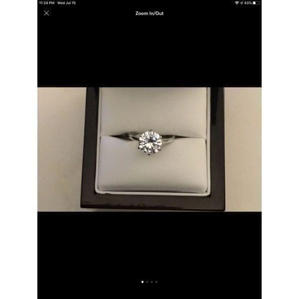 2 Ct. Round Solitaire Engagement Ring #8