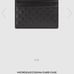 Authentic NEW Gucci black microguccissima card holder