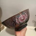 Vintage Japanese Porcelain Chrysanthemums Flower Accent Bowl