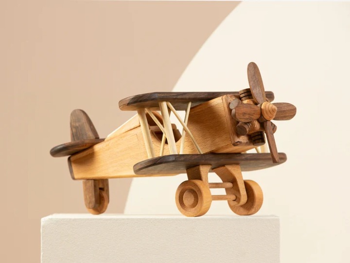 wooden toys, large wooden airplanes, airplane toys, handmade wooden toys