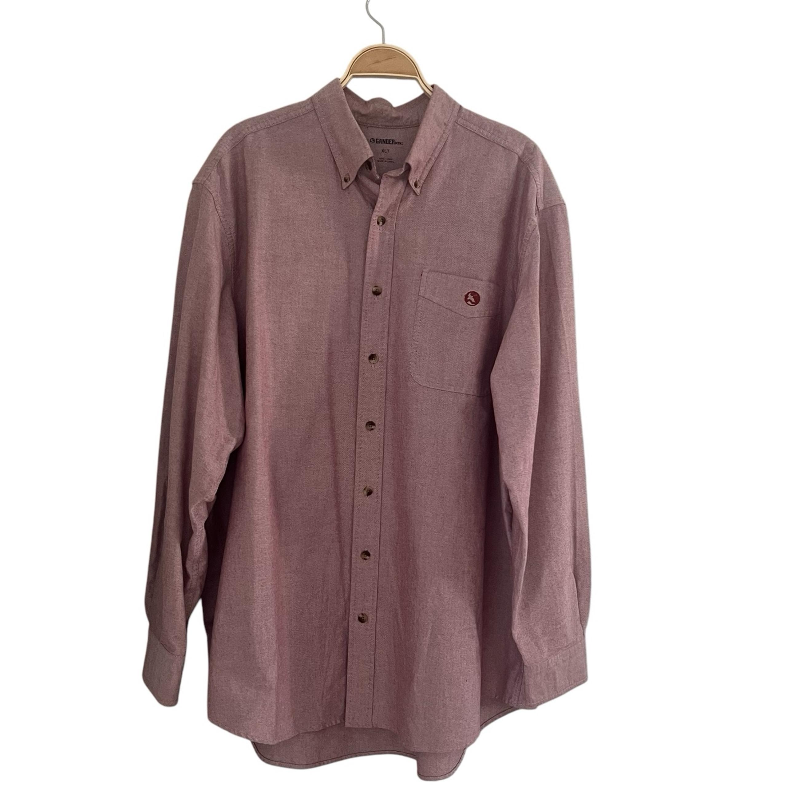 Gander Mountain Men's XL Tall Cotton Button
Down Shirt Outdoors Gorpcore
