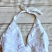 La Blanca White Halter Neck One Piece Swimsuit Size 6 NWOT