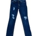 Free People Button Fly Distressed Cropped Jeans Size 27