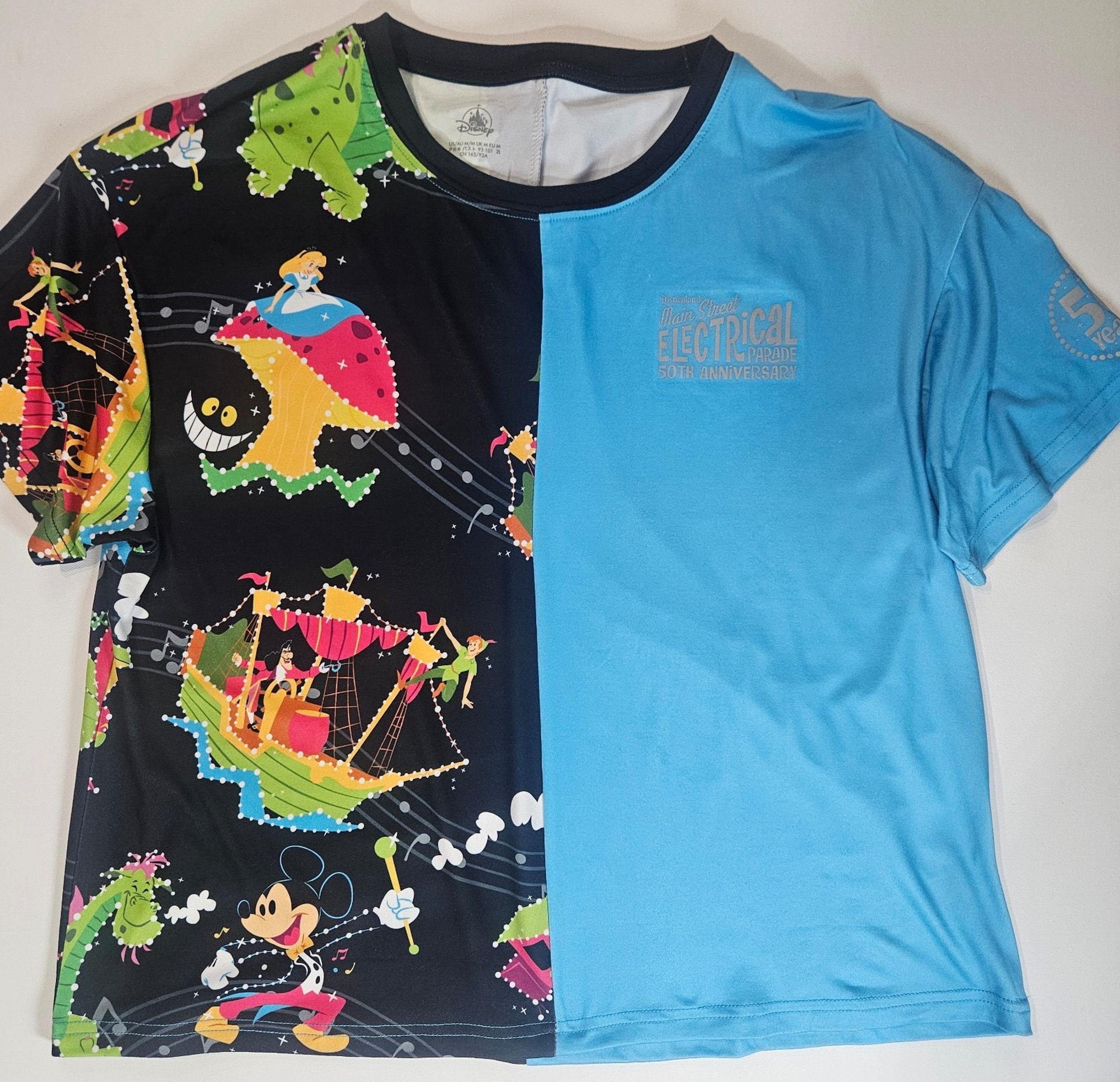 Dinseyland Cropped T-shirt Womens Medium Main St Electrical Parade Limited Print