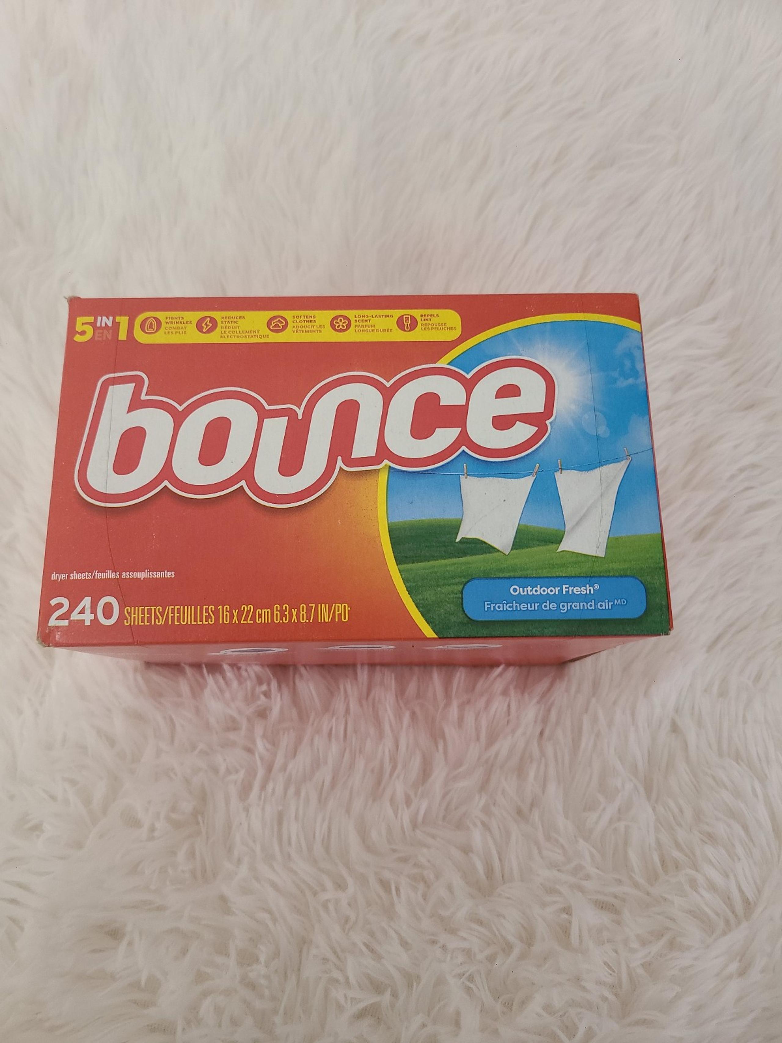 Bounce Dryer Sheets Outdoor Fresh Scent, 240 Count