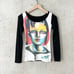 Rare Yohji Yamamoto Y's Red Label Kosumi Genta FW07 08 Abstract Face Painting Ar