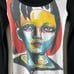 Rare Yohji Yamamoto Y's Red Label Kosumi Genta FW07 08 Abstract Face Painting Ar