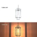 BUNKOS 1 Light Lantern Pendant Light