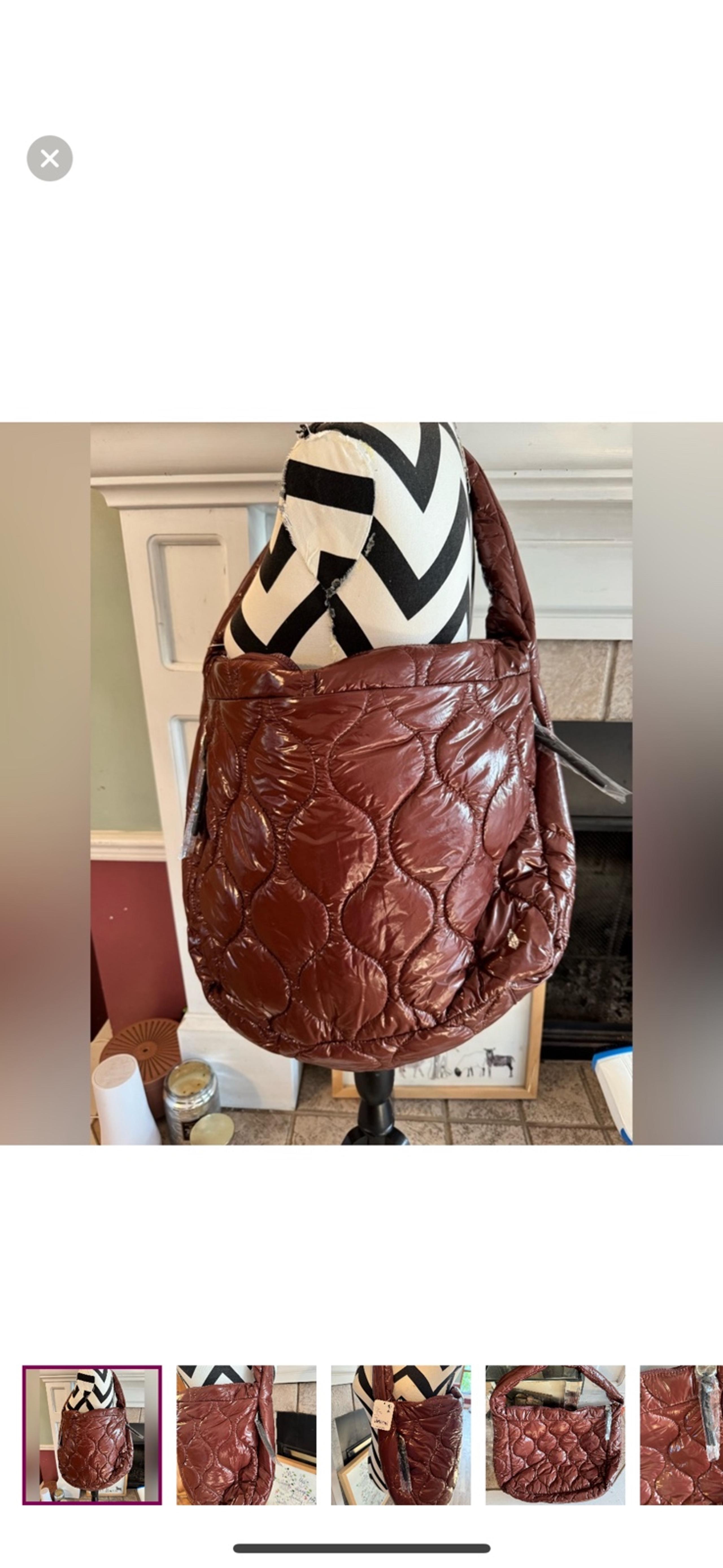 Get your shine on shoulder bag by free people NWT