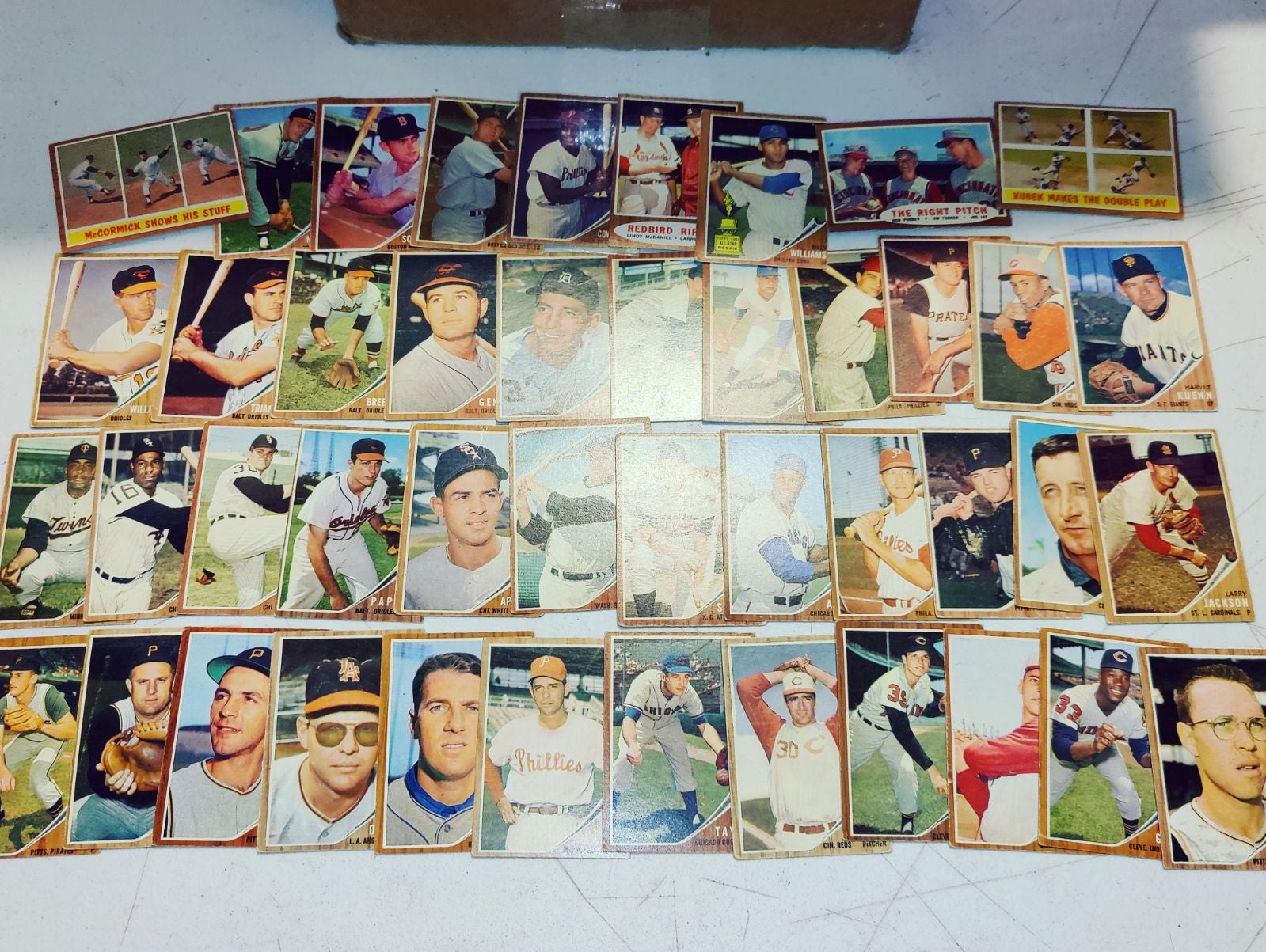 Vintage 1862 Topps Baseball card lot
