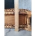 Vintage Bamboo Woven Footed Handled Basket