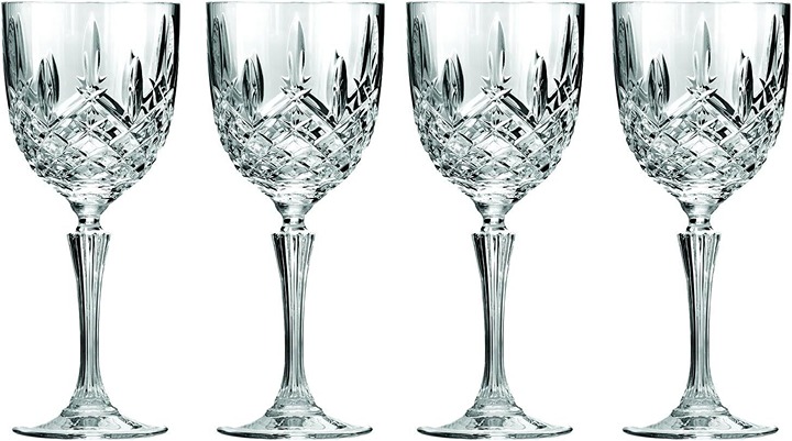 Set of 4 Marquis Waterford Crystal Markham WHITE WINE NEW IN BOX