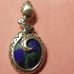 Malachite and Azurite Snake Pendant