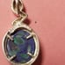Malachite and Azurite Snake Pendant