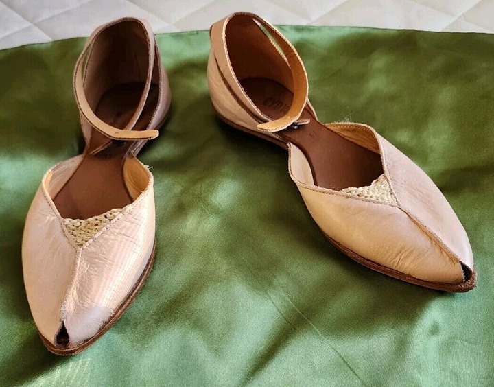 CYDWOQ Callisto Flats Pink Blush Shoes Leather Made USA Women Sz 7 357
