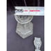 Vintage Anchor Hocking Wexford Glass Diamond Cut Wine Whiskey Decanter 14 Tall