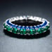 3 Row Eternity Ring (many colors)