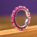 3 Row Eternity Ring (many colors)