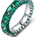 3 Row Eternity Ring (many colors)