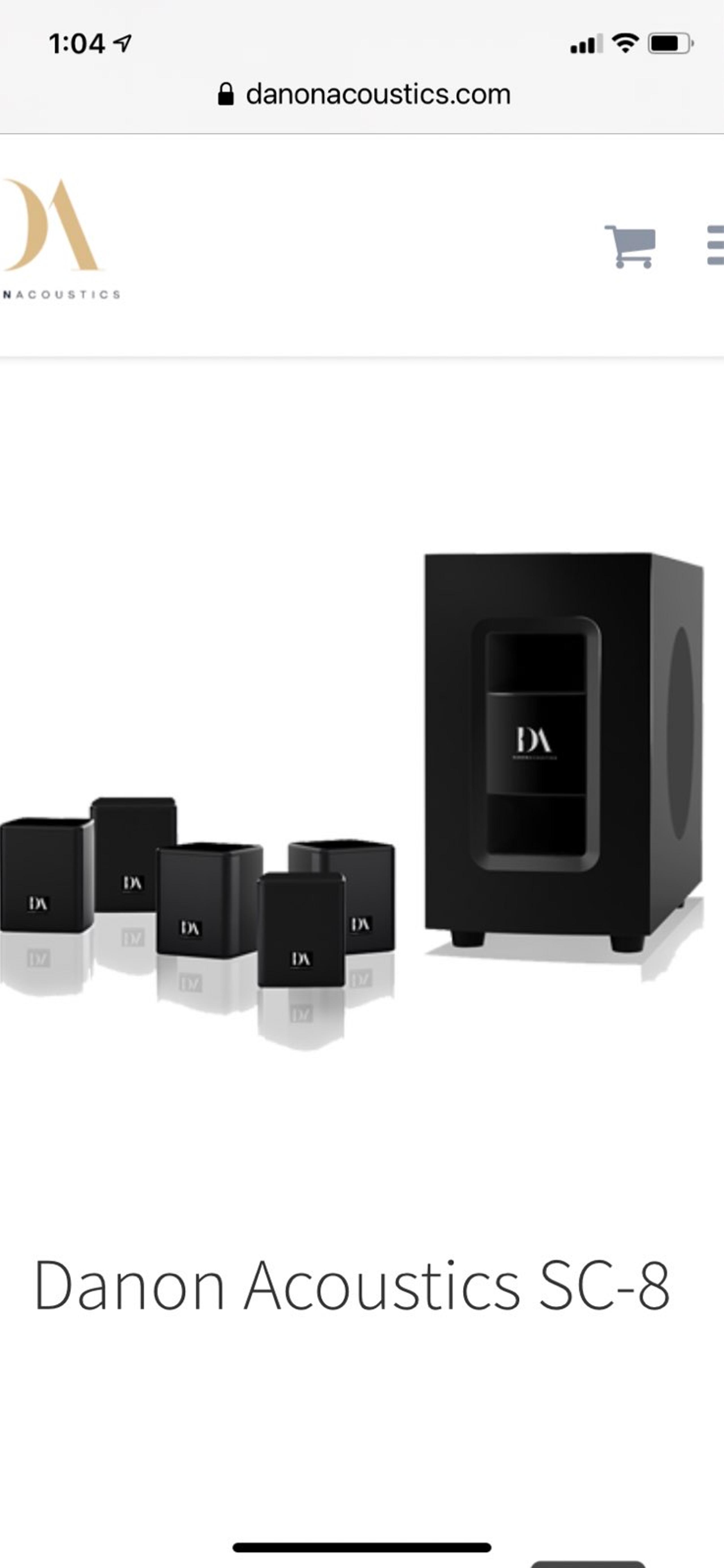 Danon SC-8 Home Theater Speakers