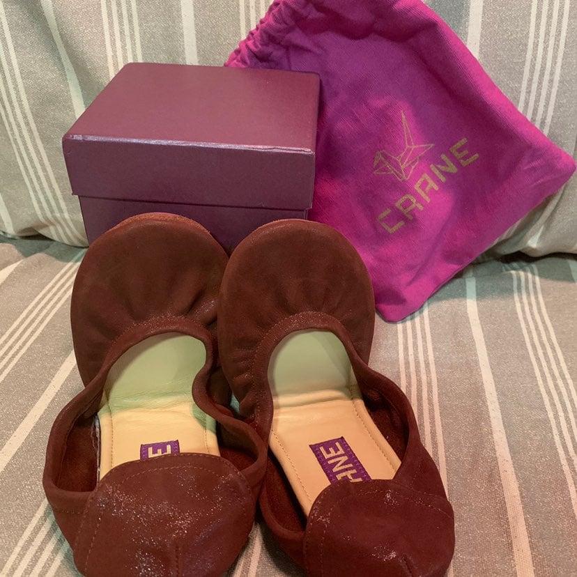 Crane Leather Ballet Flats