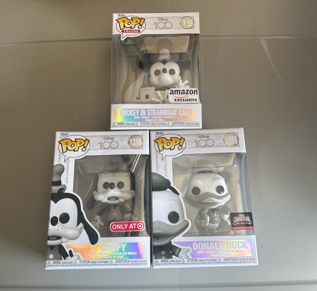Funko Pop! Disney 100 Lot of 3