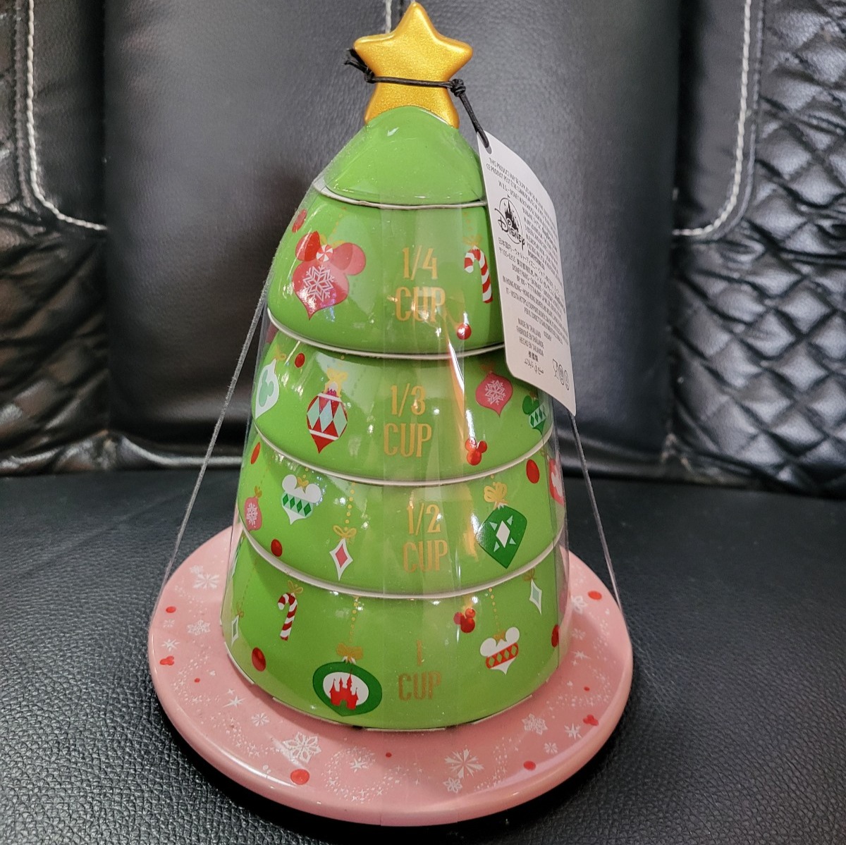 Disney Parks Christmas Tree Stacking Measuring Cups