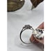 Vtg JH 925 Sterling Silver Mystic Topaz Ladies Solitaire Band Ring Size 7